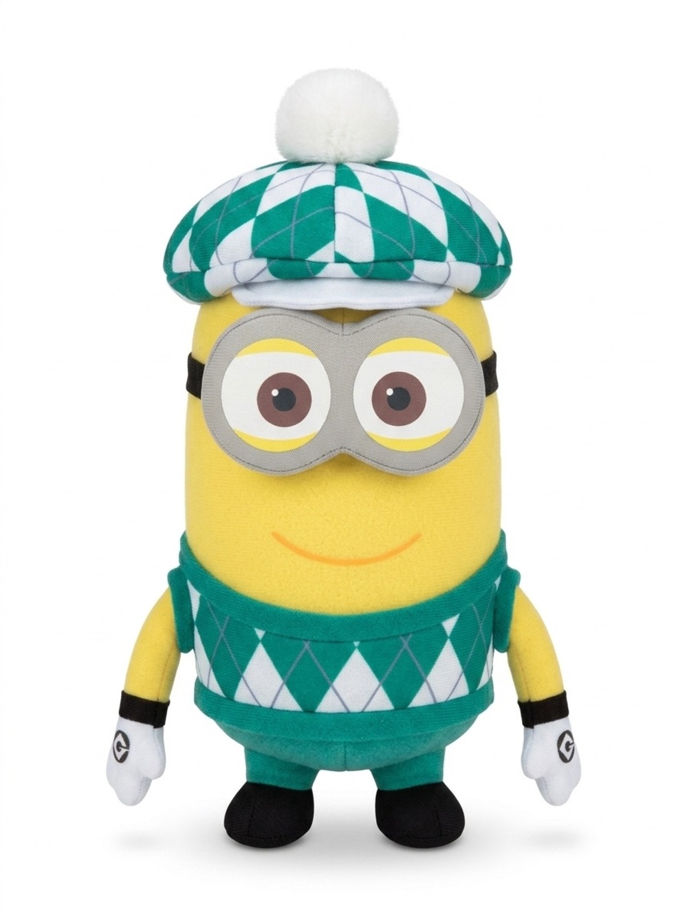 Despicable Me Minion Golfer Plush Stuffed Animal Toy Green Golf Outfit